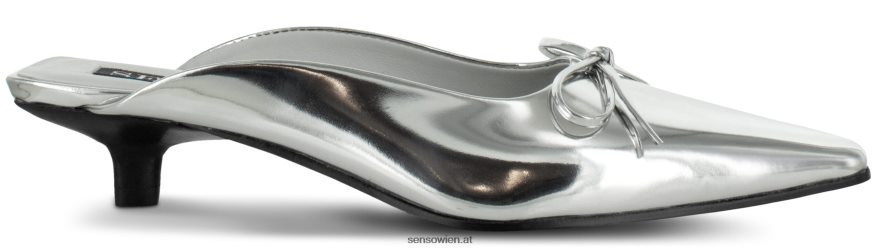 Pantoletten Fenton II Silber mit Absatz Senso 6NZ8L8131
