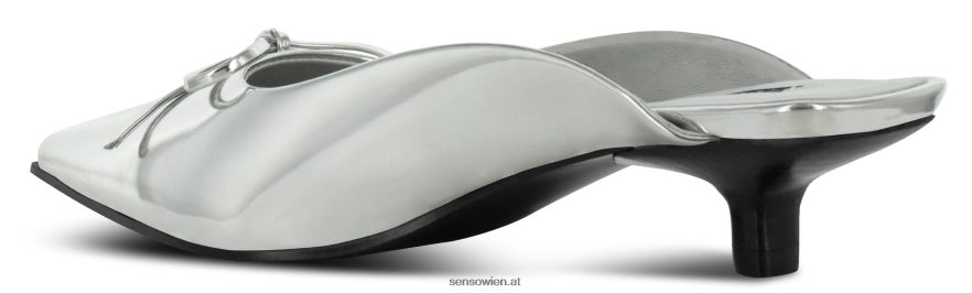 Pantoletten Fenton II Silber mit Absatz Senso 6NZ8L8131
